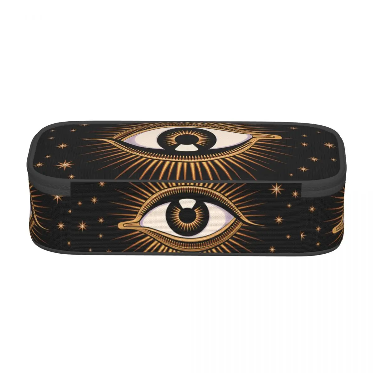 Custom Evil Eye Kawaii Pencil Cases Boys Gilrs Large Capacity All Seeing Eye Art Pencil Pouch School Supplies