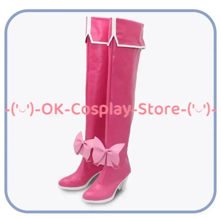 [Customized] Gushing Over Magical Girls Hanabishi Haruka Cosplay Shoes Anime Roleplay Props Halloween Carnival PU Leather Boots