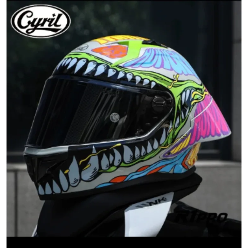 CYRIL R1/PRO Motorcycle Helmet Unisex Racing Locomotive Full