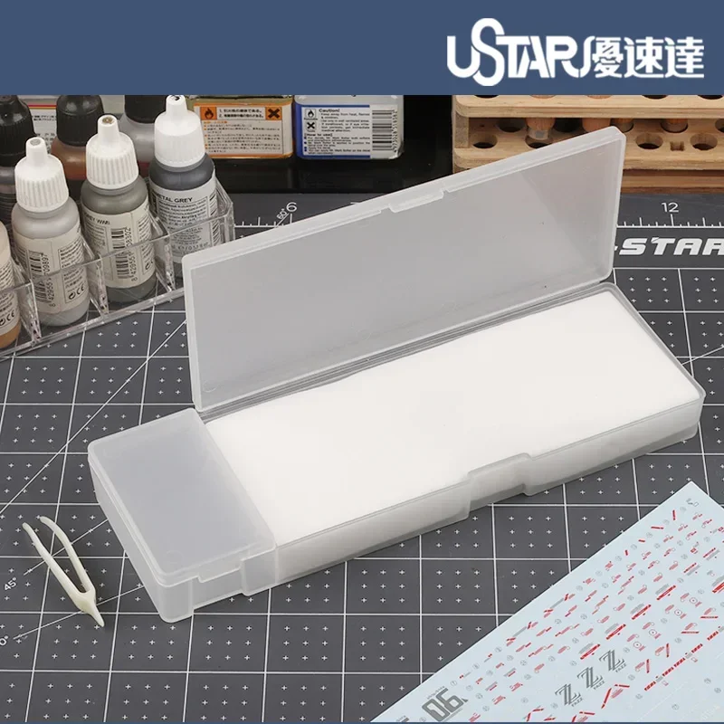 

Ustar UA-90004 Multifunction Water Sticker Storage Box Hand Painted Humidor Model Tools for Modeling Hobby DIY