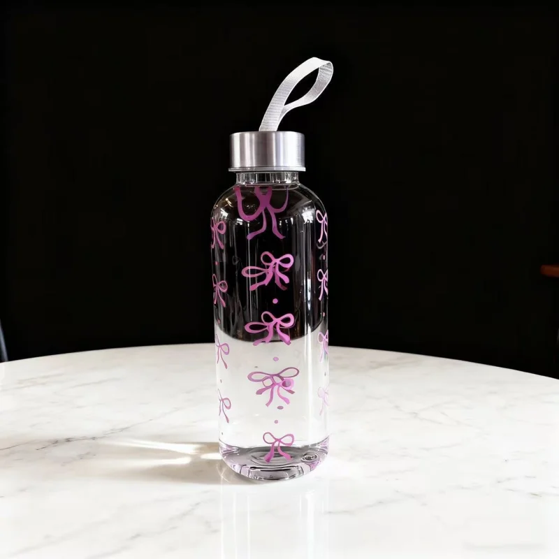 550ml Summer Children's Water Cup, Cute Girl Water Cup, Simple and Fresh Forest Drink Cup, Juice Cup, Suitable for Outdoor Use
