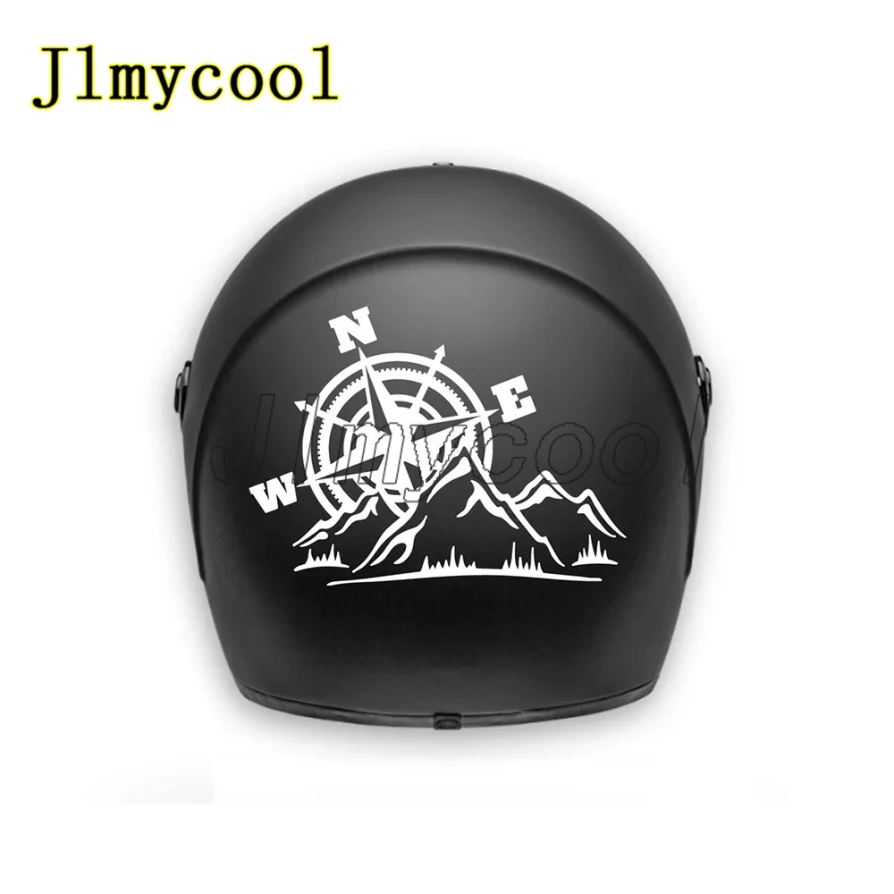 

Motorcycle Decal Compass Vinyl Sticker For Motor Helmet Decal Decor Mountain Compass Stickers Decal Sticker