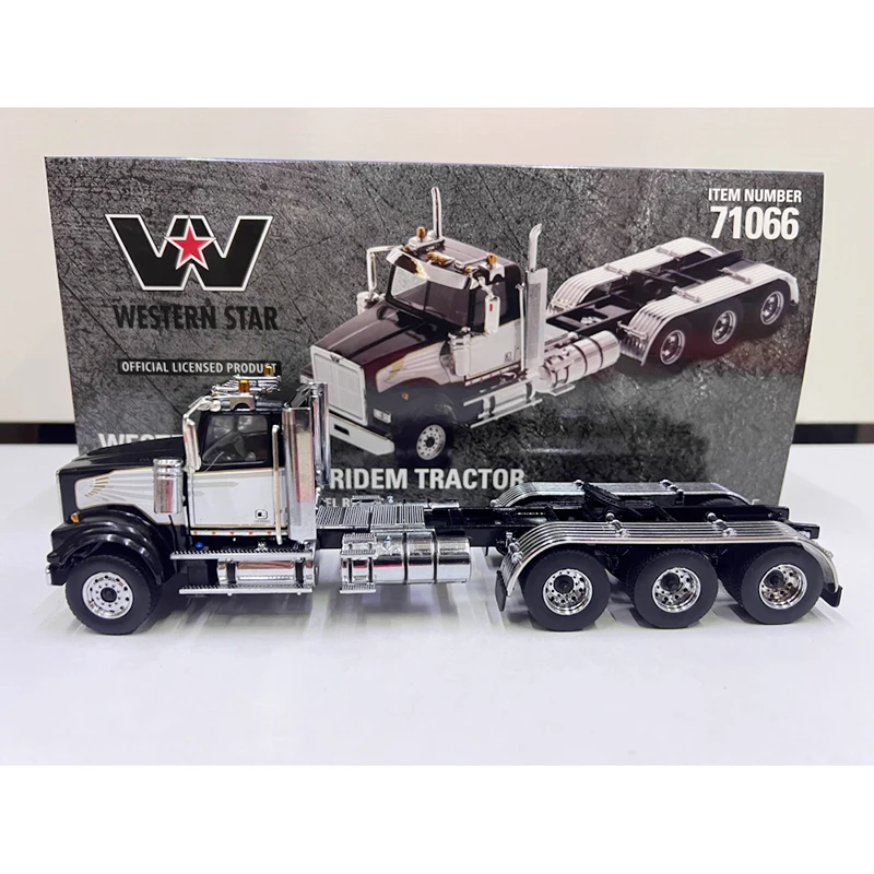 

DM Diecast 1:50 Scale Western Star 4900 SF Day Cab Trailer Truck Alloy Model 71066 Collection Souvenir Static Display Gift