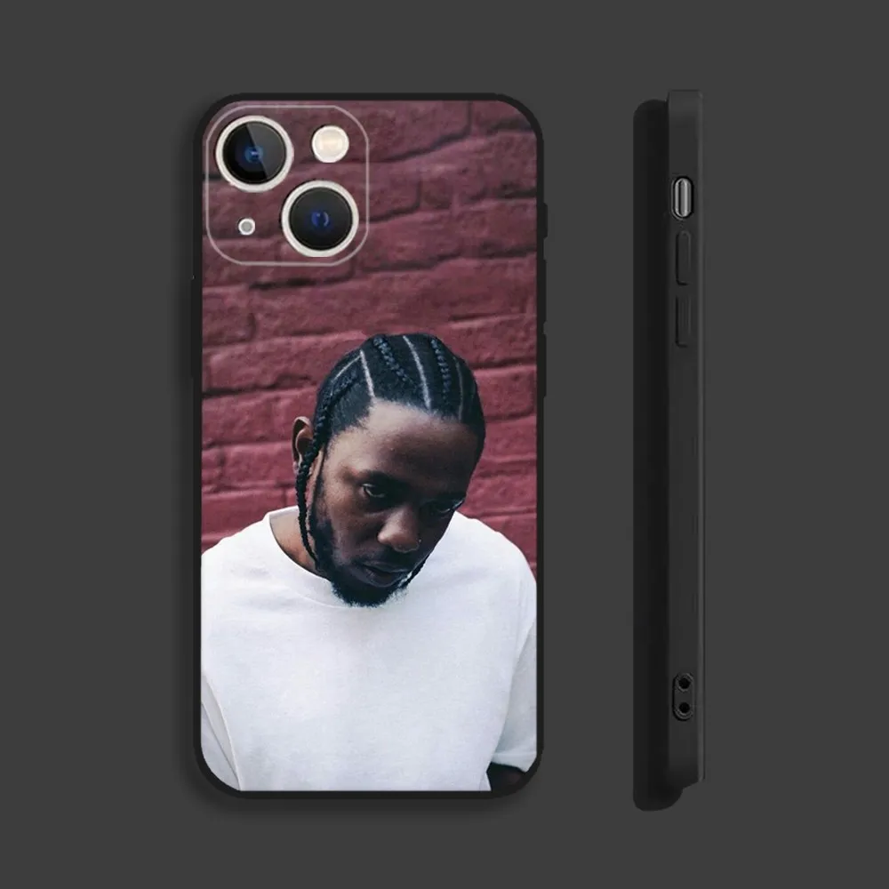 Rapper Kendrick Lamar Phone Case For iPhone 15,14,13,12,11 Plus,Pro,Max,XR,XS,X,7,8 Plus,SE,Mini Silicone Soft