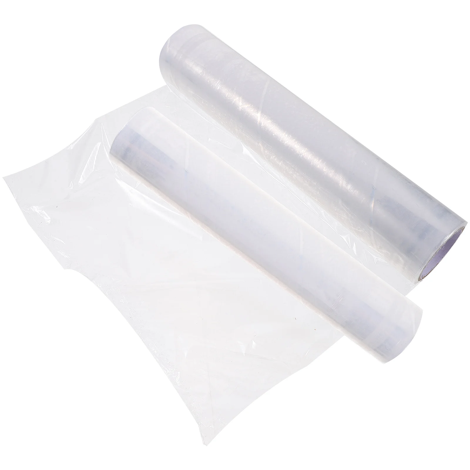 2 Rolls Freezer Cling Film with Food Wrapping Paper Vegetable