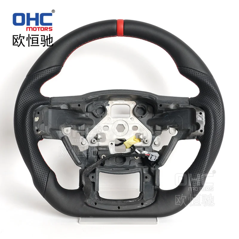 For Ford F-150 Raptor 2015-2020  models, modified full-leather off-road sports pickup steering wheel