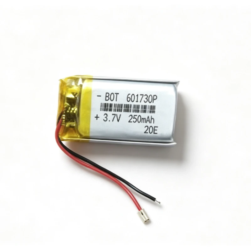 2Pcs/Lot 3.7V 601830 601730 250MAh Polymer Lithium Li-po Rechargeable Battery