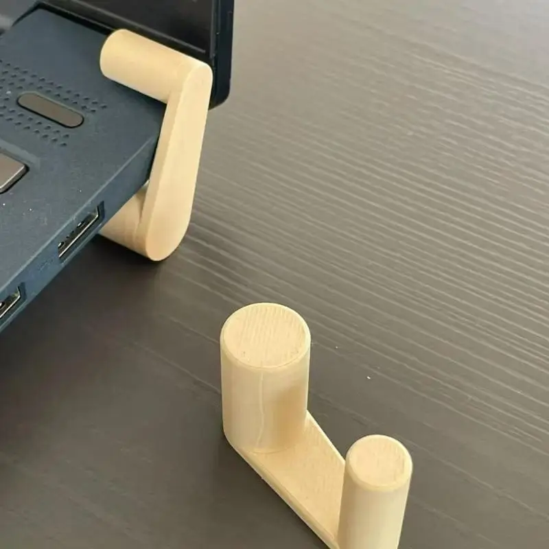 【Nouveau】 1 paire de supports de refroidissement portables pour ordinateur portable, ventilés, dissipation thermique, support surélevé invisible, accessoire universel pour ordinateur portable