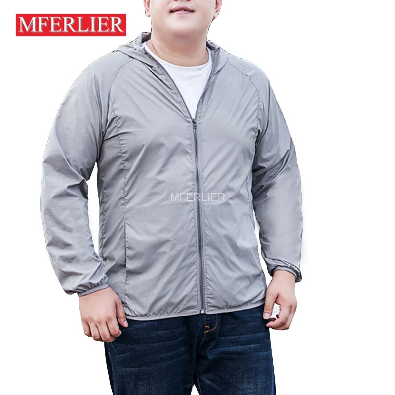 

Summer Large Size Jackets For Men 10XL 155kg 9XL 8XL 7XL Thin Style Loose Coat