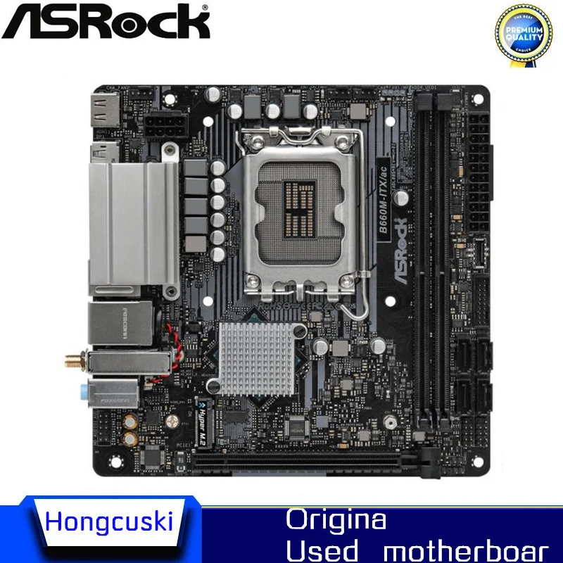 

ASROCK B660M-ITX/ac LGA1700 DDR4 Motherboard B660