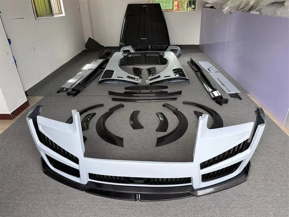Hot Selling Carbon Fiber MSY Style Body Kit for Cullinan Old to New Front Bumper Wheel Eyebrow Roof Wing Bodykit