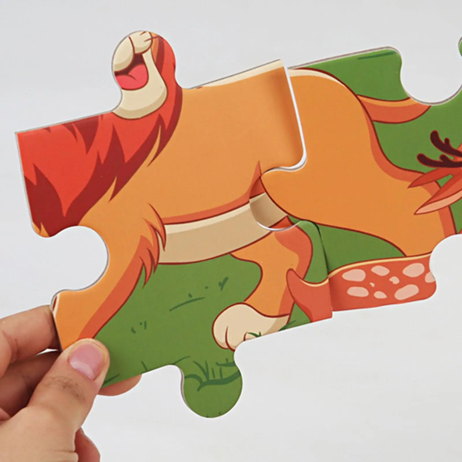 Craft DIY Animal Puzzle Creativity Imagination (35Pieces) Developing Cognitive Abilities Fine Motor Skill for Children Babies