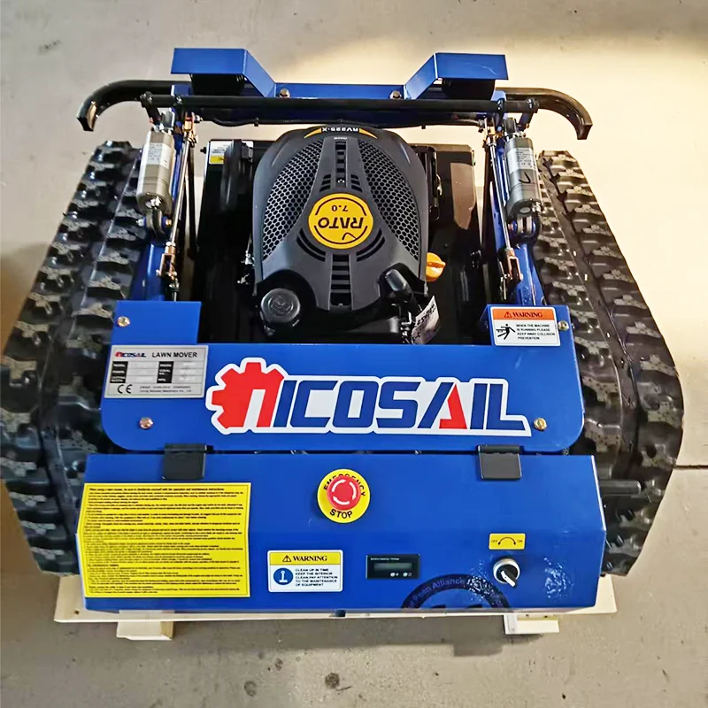 

Customized remote-controlled robotic lawn mower with intelligent mowing technology for Chinese factories