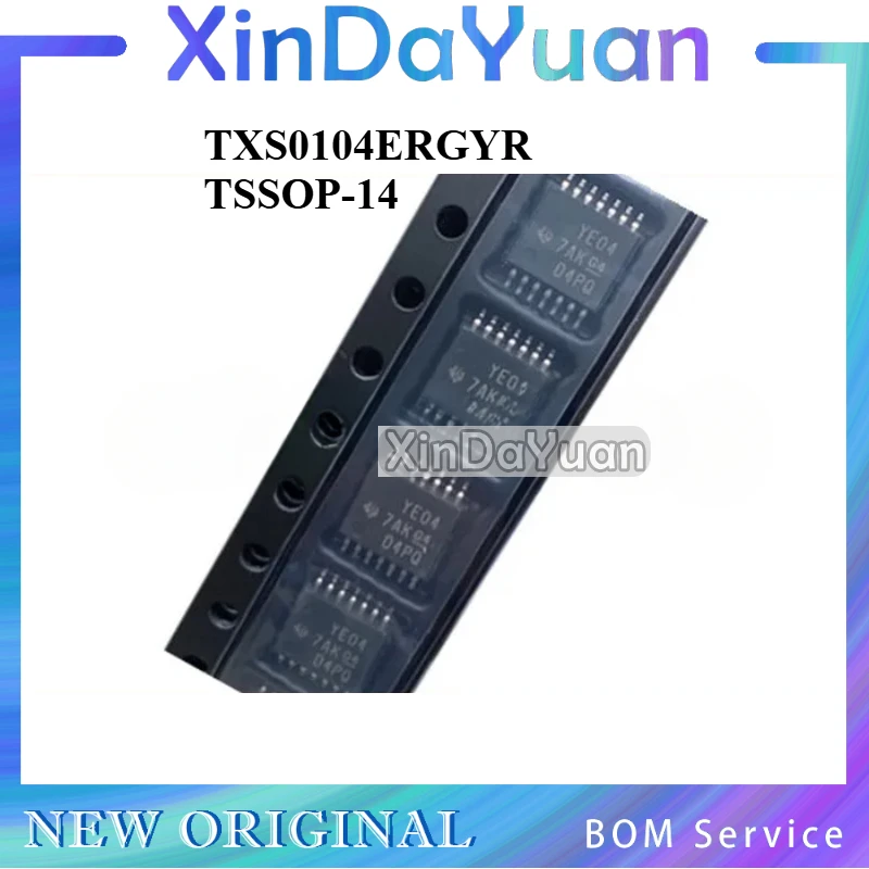 10 pcs TXS0104ERGYR TSSOP-14  YF04E TXS0104EPWR TXB0104PWR Conversion Voltage