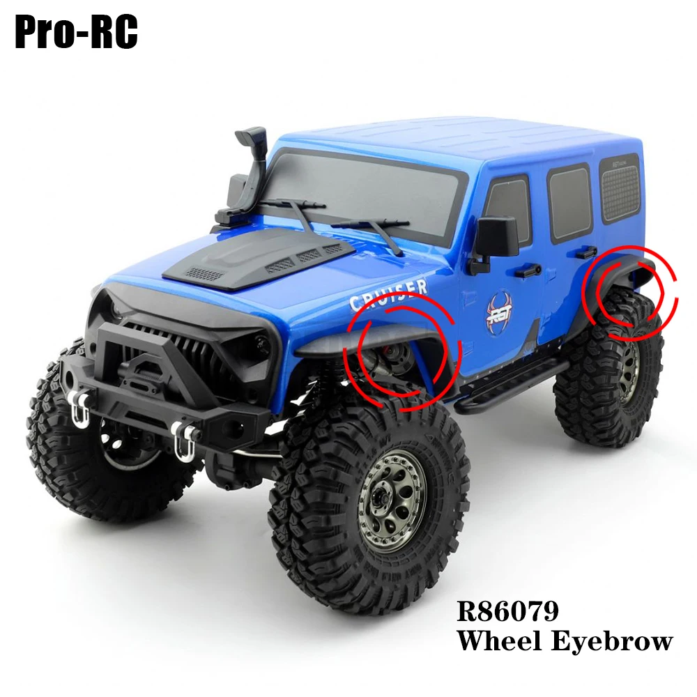 1 Satz Rad Augenbraue r86079 für RC Crawler Auto RGT Monster Truck Offroad Rock Cruiser Ex86100 Karosserie teile