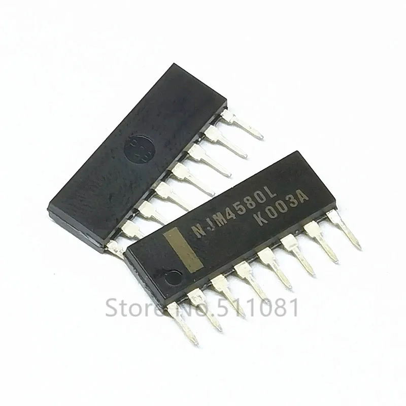 5PCS NJM4580L NJM4580 SIP8 AMPLIFIER 4580L