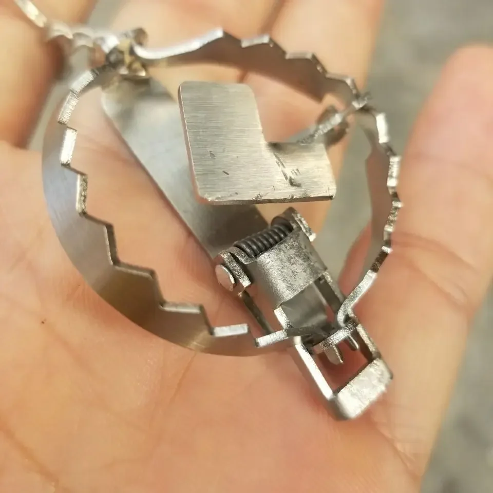 Stainless Steel Keychain Clip Mini Mouse Clip Creative Toy