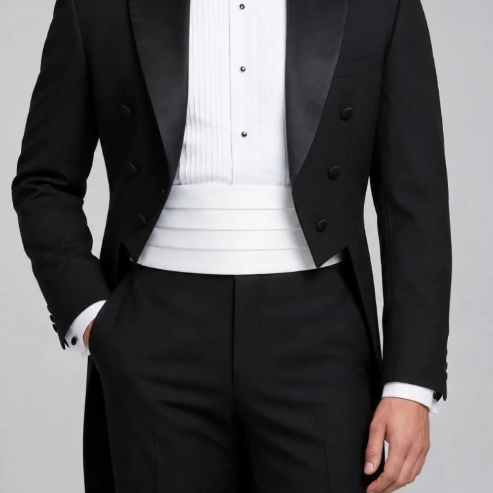 Prom Satin Men Tuxedo Cummerbund Fashionable Elastic Shirts Suits Bellyband Elegant Versatile Formal Wear Accessory Wedding