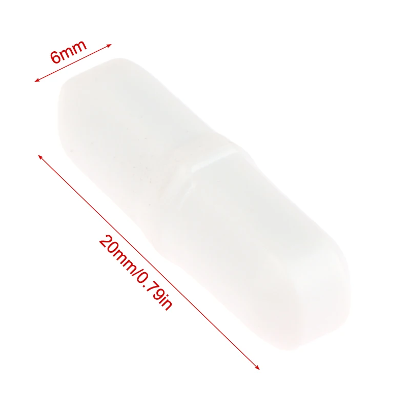 2Pcs Magnetic Stirrer Bar PTFE Magnetic Stirrer Mixer Stir Bars 6x20 mm Laboratory Chemical Stirring Bar image 2