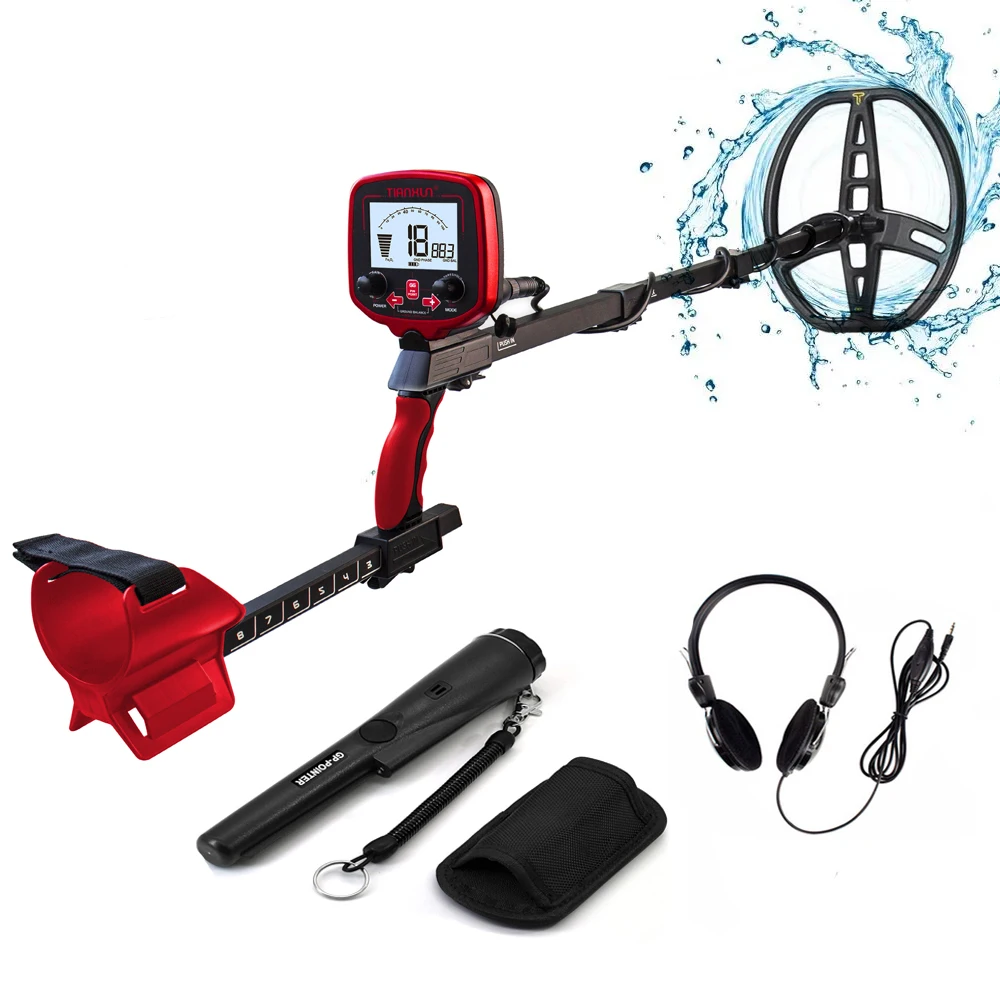 Detector de Metal de Ouro de Alto Desempenho Caçador de Tesouro Subterrâneo Buscador Pinpointer Novo Tx850l