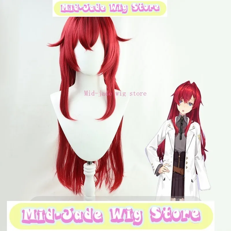 Mid-jade Pruik Winkel Angelina Kudou Cos Pruik Anime Cosplay Party Kostuum Props Pruik Synthetisch Haar hittebestendige Vezel