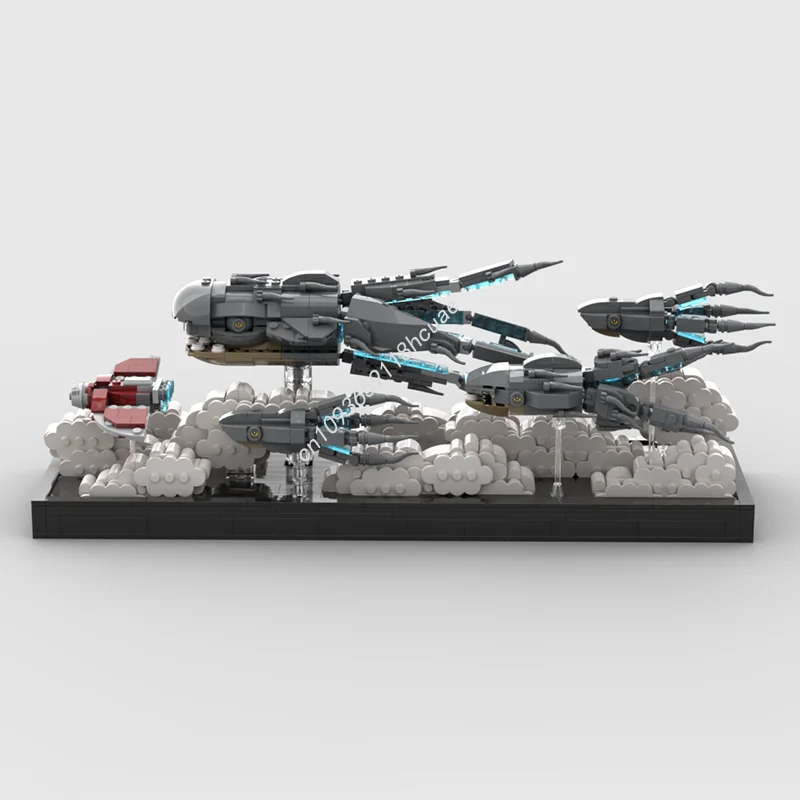 1458 قطعة MOC وحدة March Purrgils نموذج بناء هدايا عيد الميلاد كتل البناء تجميع لتقوم بها بنفسك فكرة اللعب الطوب الاطفال