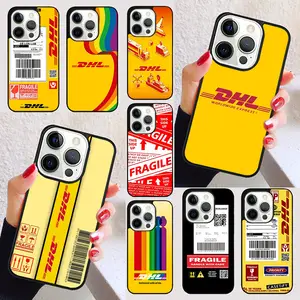 DHL Express Phone Case For iPhone 16 15 14 plus XR XS 11 12 13 Pro max Soft  Bumper Shell Cover coque - AliExpress