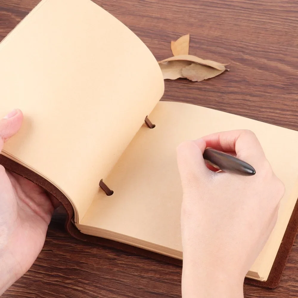 Imagem -01 - Top Quality 100 Folhas em Branco Kraft Paper Notebook Basic Journal Planner Inserir Laticínios Recarga Páginas Internas Material de Papel top quality 100 folhas em branco kraft paper notebook basic journal planner inserir laticinios recarga paginas internas material de papel 01