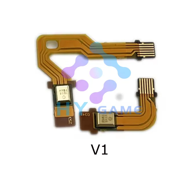 1 Juego para PS5 V1 V2 V3 Cable flexible de micrófono de doble sentido Cable flexible de cinta de micrófono izquierdo y derecho reemplazo de Cable de micrófono interno