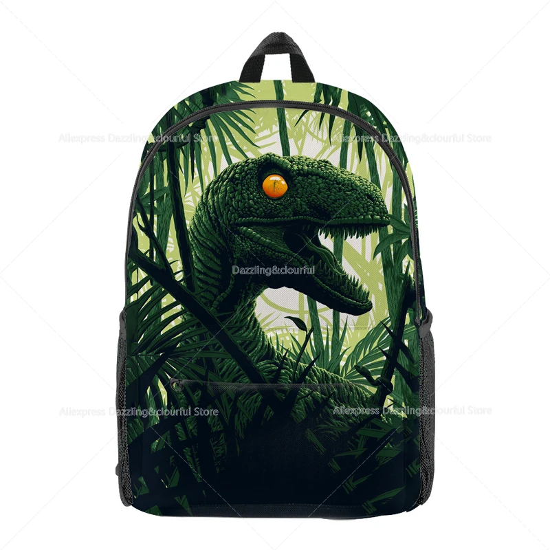 

Fashion Novelty Cool Dinosaur Dragon pupil Bookbag Notebook Backpacks 3D Print Oxford Waterproof Boys/Girls Travel Backpacks