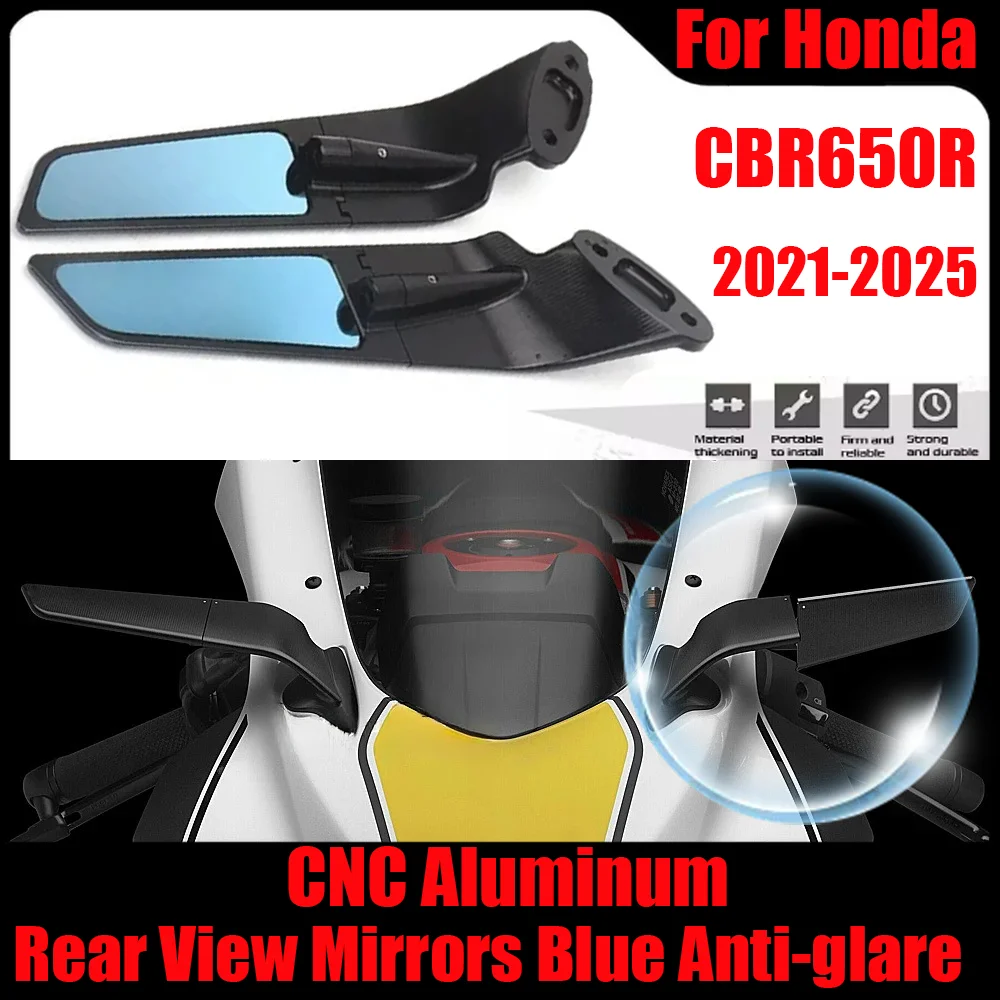

2021 CBR650R Mirro For Honda CBR650R CBR 650 R 2021 Accessories CNC Motorcycle Rear View Side Mirror 2023 2022