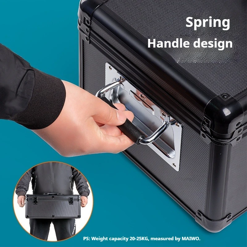 حافظة حماية القرص الصلب MAIWO لمحرك الأقراص الصلبة SATA / SAS / IDE مقاس 3.5 بوصة مع قفل أمان ووسادة توسيد صندوق تخزين HDD حقيبة #5