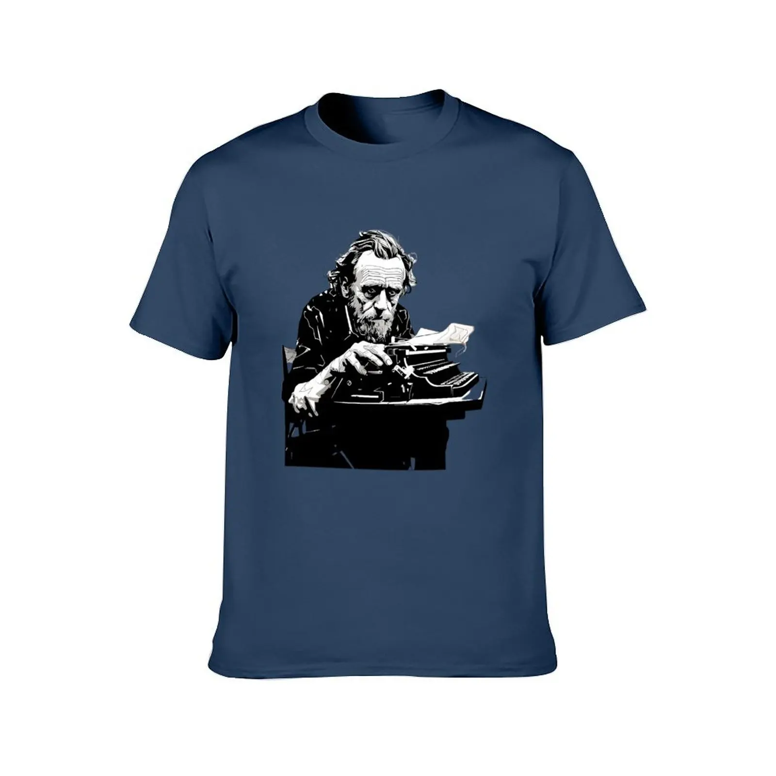 Charles Bukowski T-Shirt cotton t shirt pack man t shirts graphic anime t shirts oversize T-Shirt
