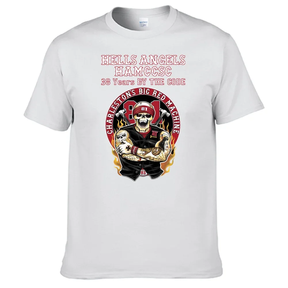 Support 81 Hamccsc Hells Angels T Shirt Unisex 100% Cotton Top Sales Shirt N13