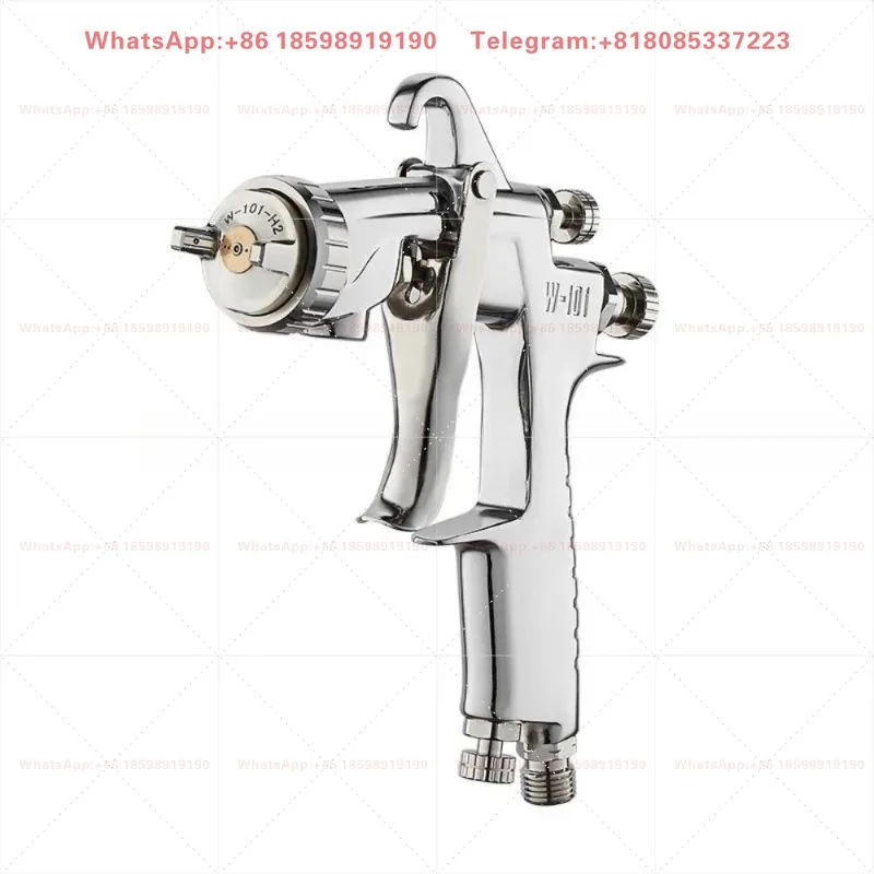 W-101 Spray Gun Large Caliber Automotive Furniture Topcoat High Atomization Paint Spraying Tool Spray Gun Link Diaphragm Pump