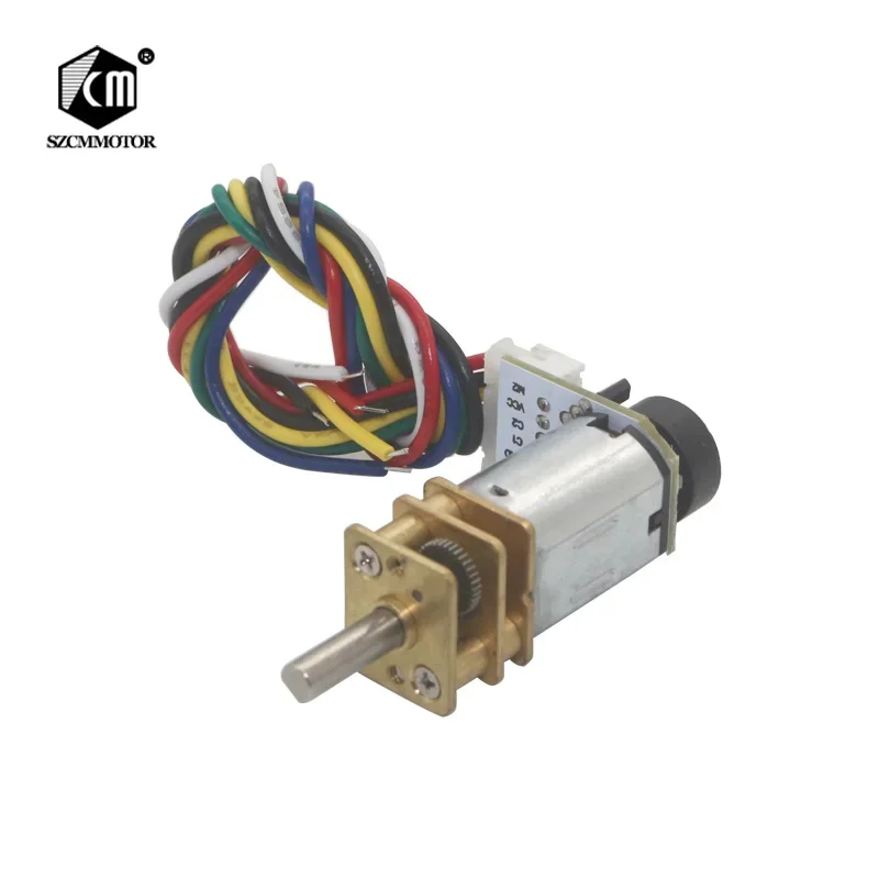 39RPM to 1500RPM 6v N20 DC  motor  Encoder micro Geared Motor 12mm Gearbox Full Metal Gearwheel Speed Reduction  For Mini Robot
