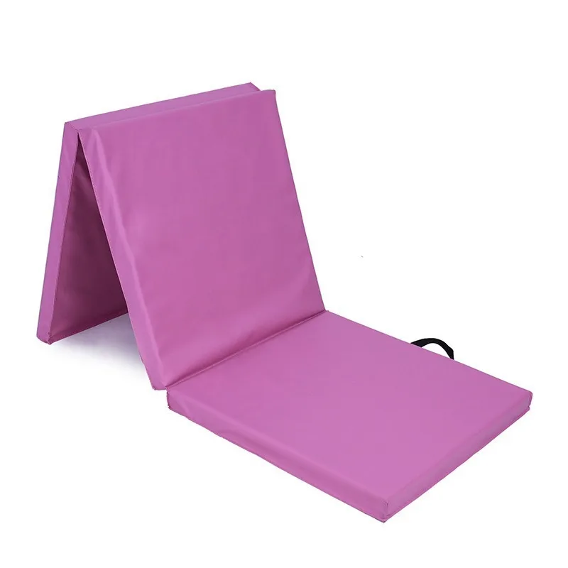 Sponge Eco-Friendly Soft Comfortable Three-Fold Gymnastics Dance Fitness Sit-Up Mat Flexible Breathable Home Training Tool