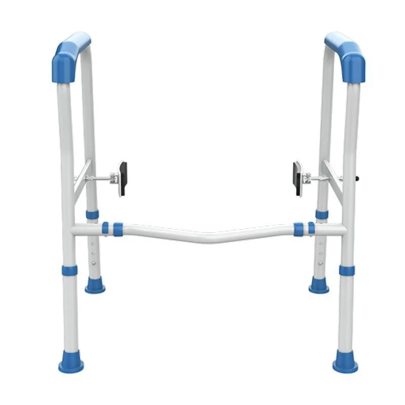 

No punching armrest elderly get up help frame toilet safety armrest