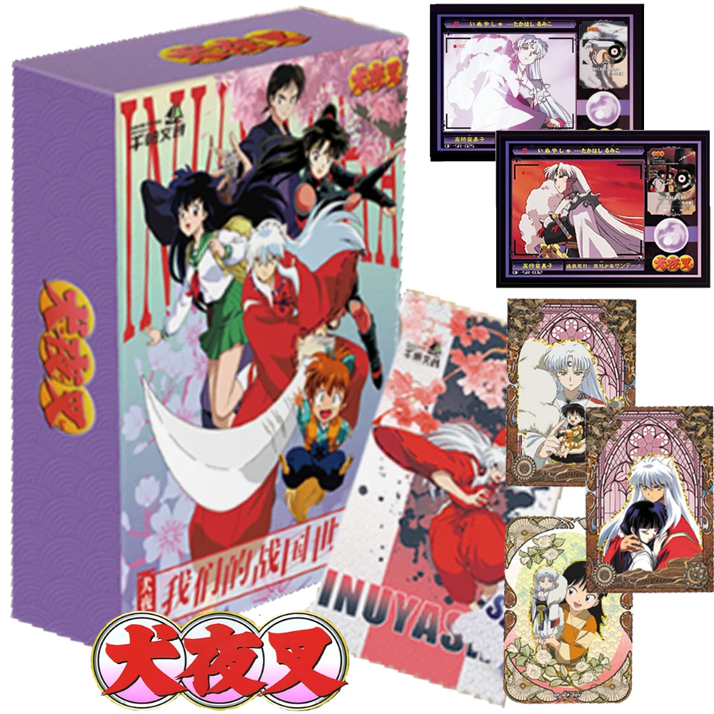 Original Inuyasha Card For Children Sesshoumaru Naraku Miroku Magical Adventure Anime Limited Game Collection Card Kids Gifts