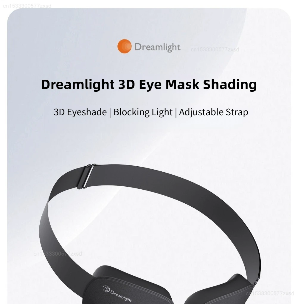 Dreamlight Augenmaske, Schlafmaske, Lichtblockierende 3D-Stereo-Weiche Schlafmaske, Augenbinde, Reise-Augenmaske – Detail 1