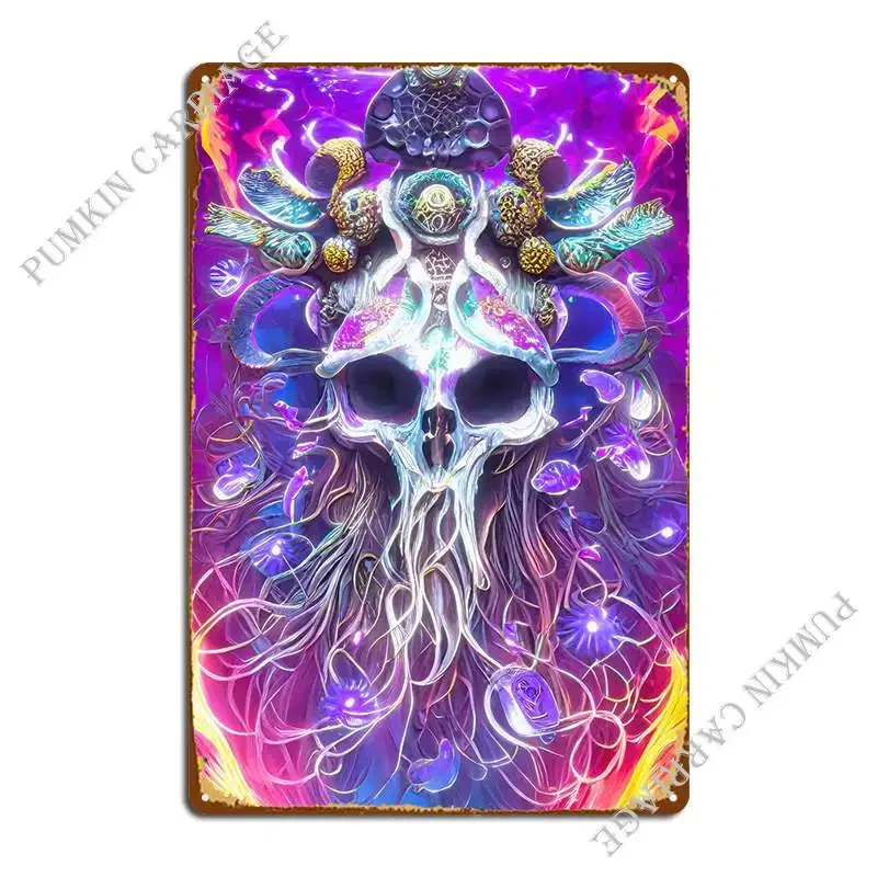 Fantazia Abstracto 1 Metal Sign Poster Printing Sign Wall Plaque Decoration Design Tin Sign Poster