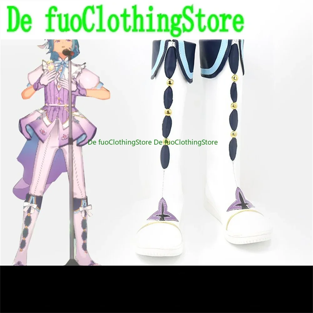 

Shino Hajime Ensemble Stars Cosplay Shoes Boots Game Anime Party Halloween Chritmas DefuoClothing Shoes Store