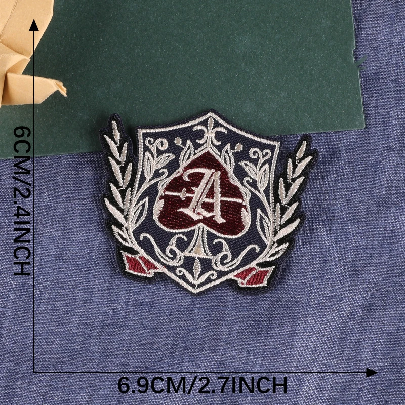 College JK Uniform Embroidery Iron on Pacth Badge Girls Clothing Accessories Skirt Decorative Sticker Appliques for Clothing