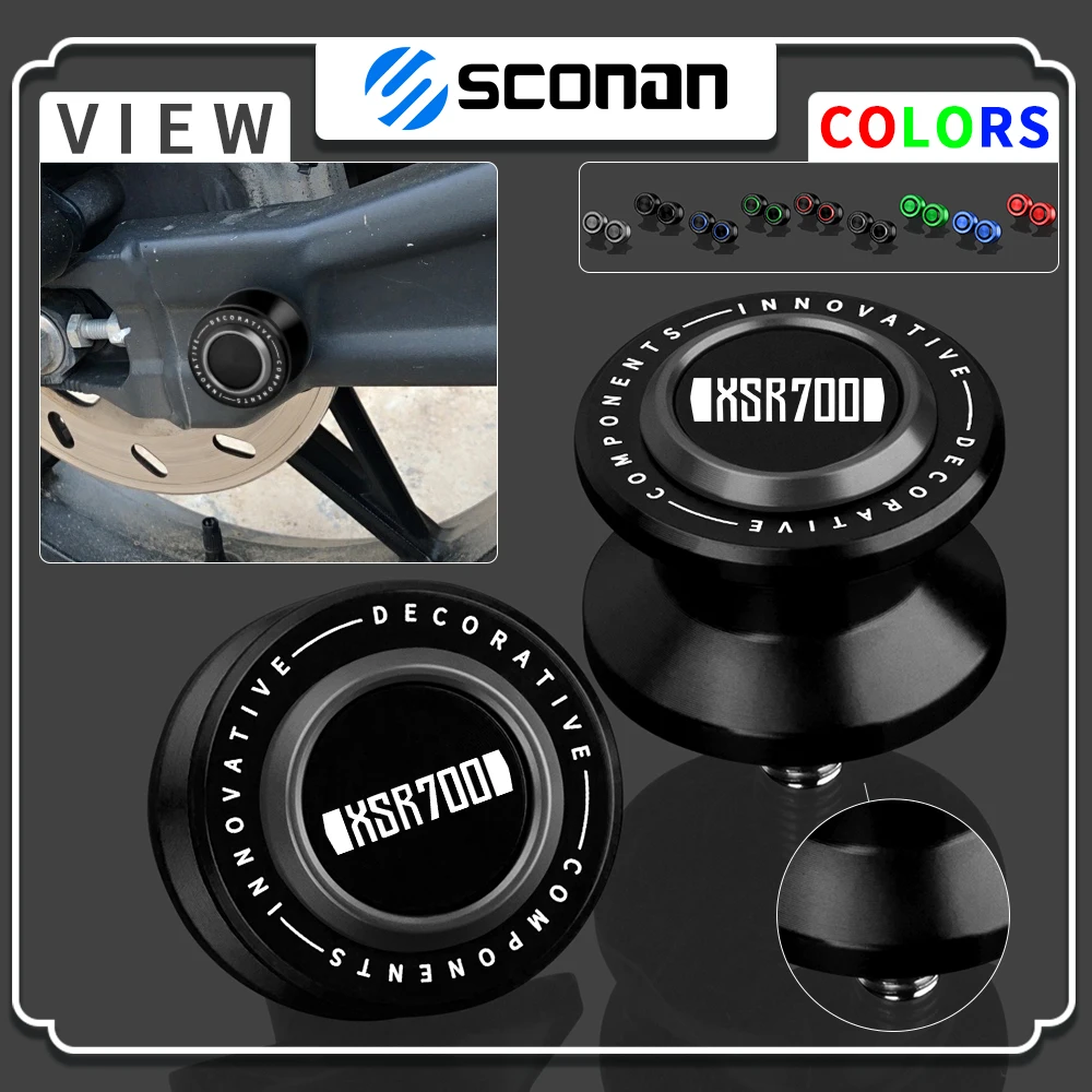 

For XSR 700 900 XSR700 XSR900 2020 2021 2022 2023 2024 All Year M6 Motorcycle Accessories CNC Aluminum Spools Frame Screws