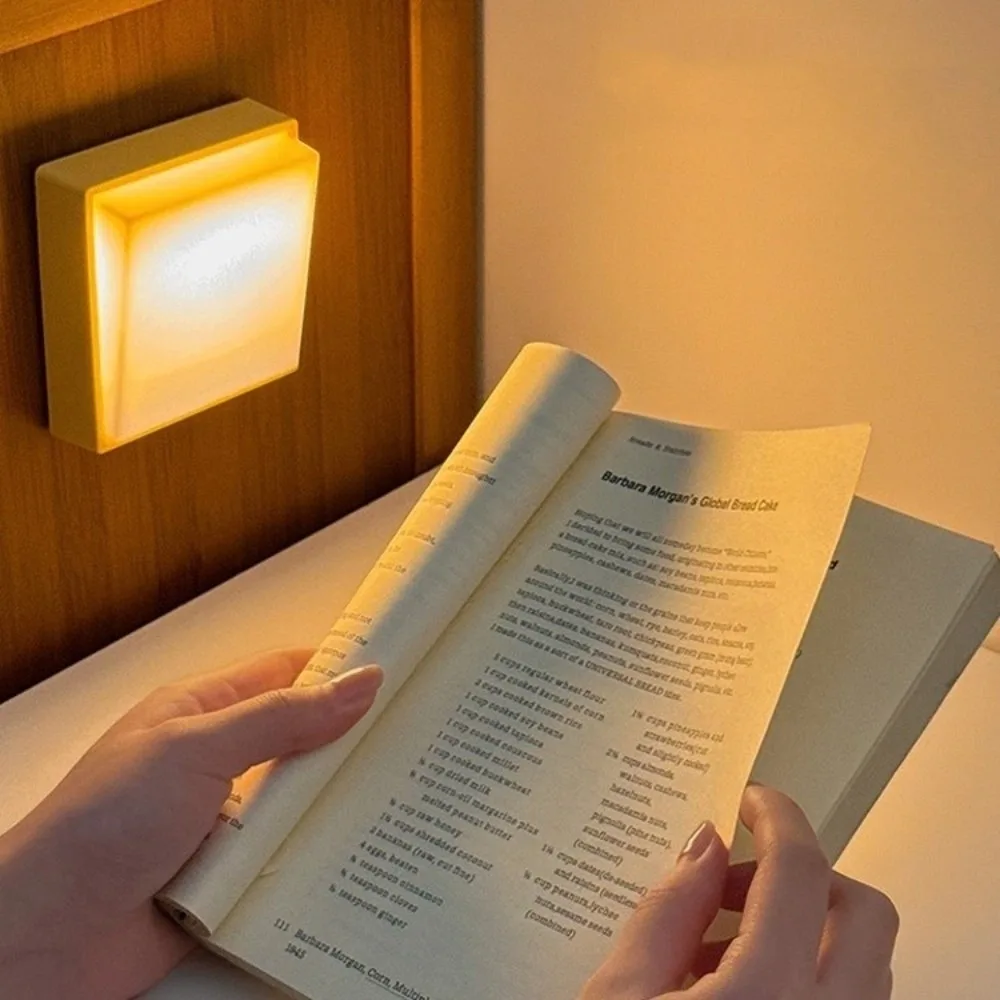 

Minimalist USB Charging Switch Night Light Room Decoration Magnetic Lamp Warm Light Wall Night Light Bedroom