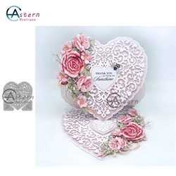 Heart Frame Die Set Cutting dies new Craft die metal dies mold cuts  Scrapbooking Paper Making Frame dies