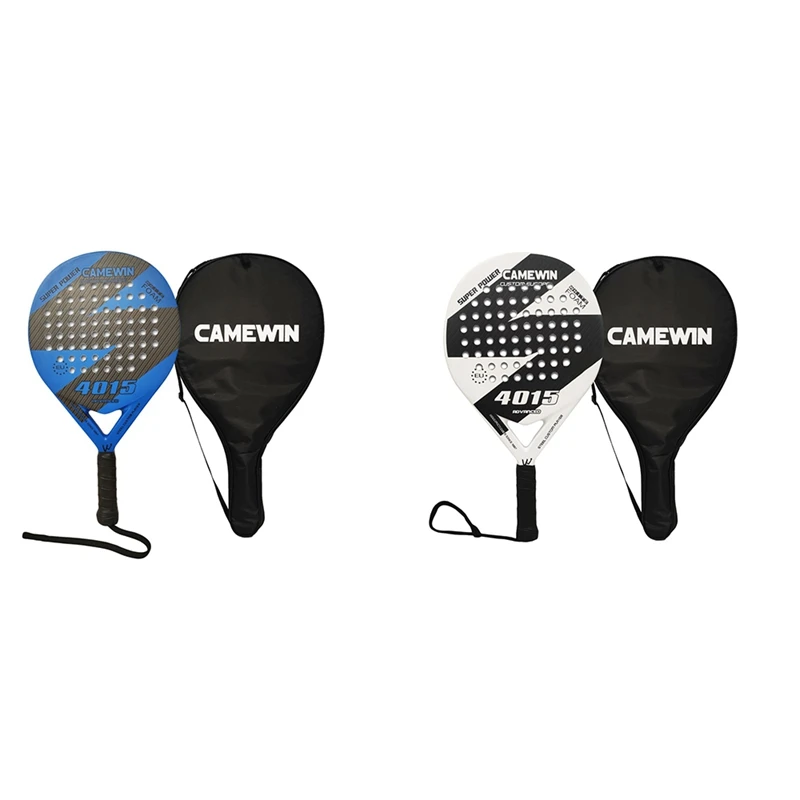 

Camewin Padel Racket Beach Tennis Carbon Fiber And EVA Smooth Surface Durable Power Lite Paddleball Paddle Racket