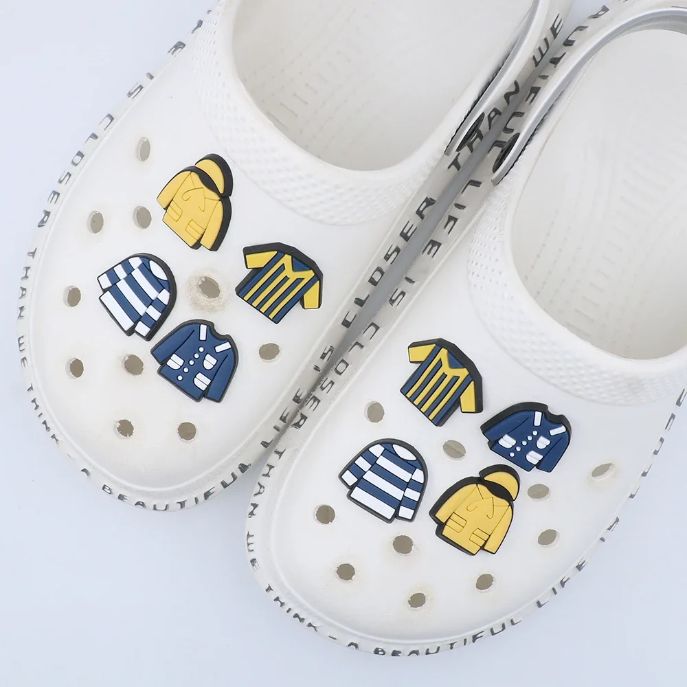 Shoe Accessories Charms 4 Types Optional Tops Pvc Shoe Decoration Buckles Raincoat Ornament Adult Children's Gift 1 Piece