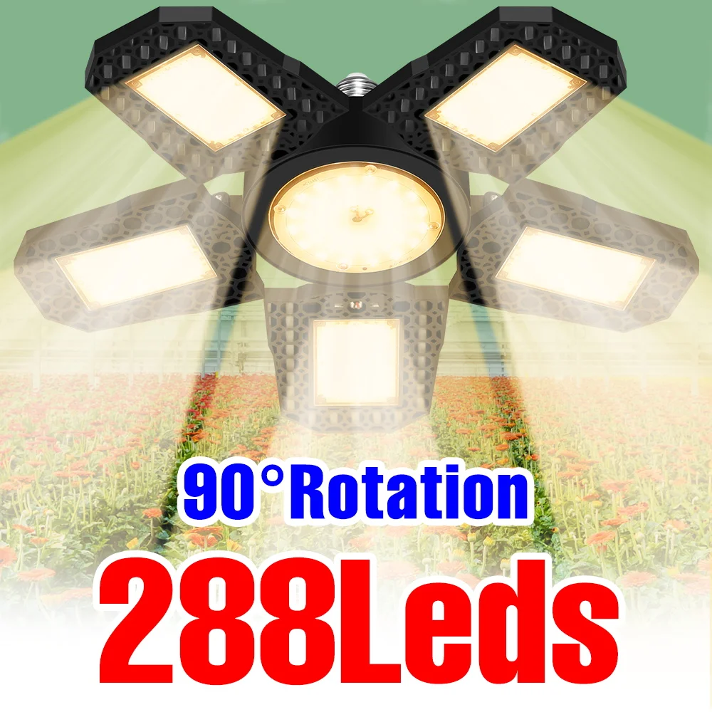 

Full Spectrum LED Grow Light Foldable Indoor Plant Cultivation Lamp E27 Greenhouse Tent Vegs Fruits Flower Seeds Fill Lightling