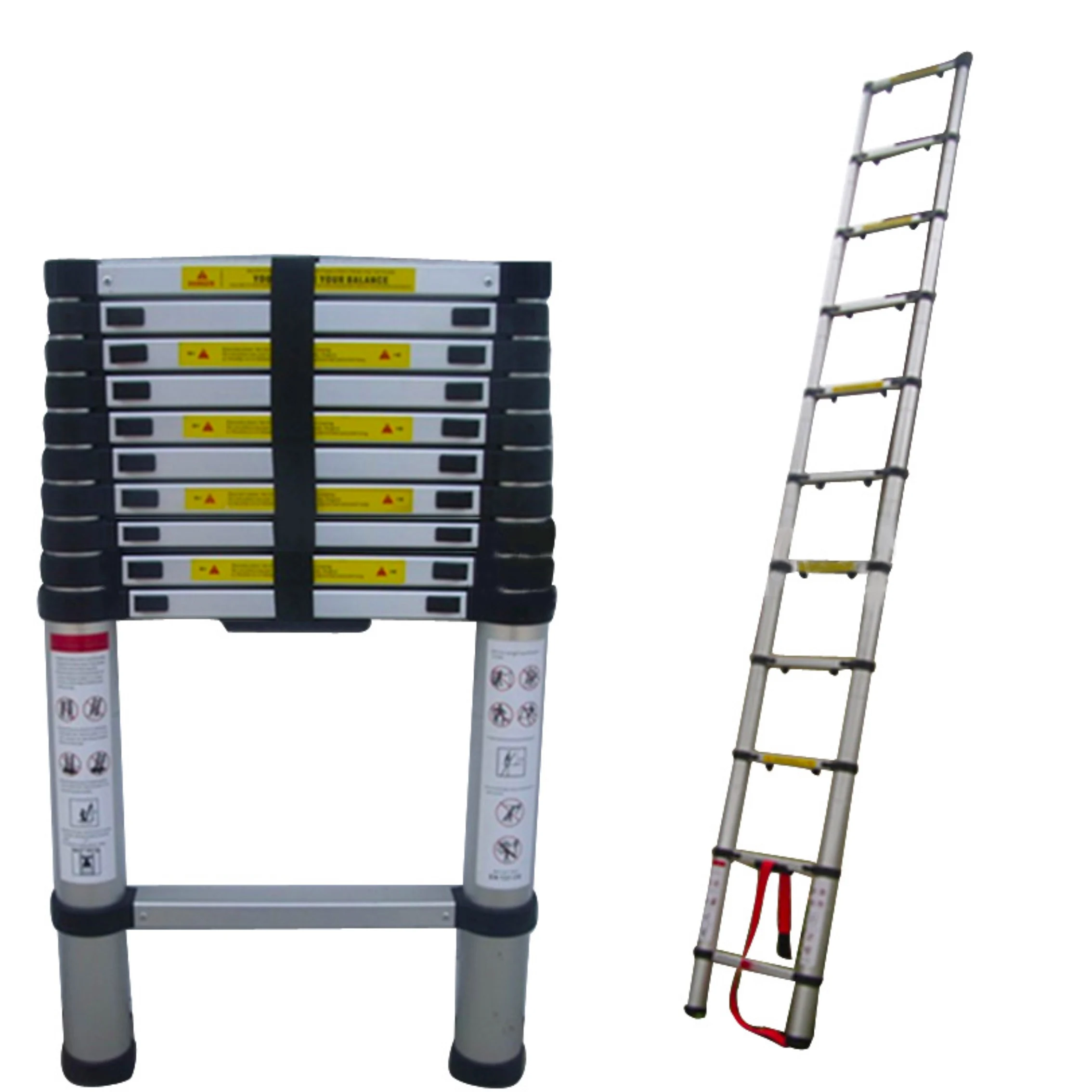 

3.2M Multi Purpose Household Thickening Extension Ladder Aluminum Alloy Household Portable Bamboo Single Ladder